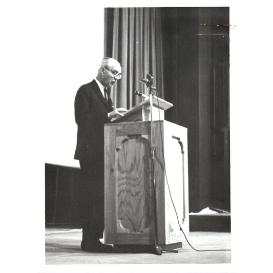Ernst Lemberger Austria Ambassador Yankton College Convocation 1966 Photo B8