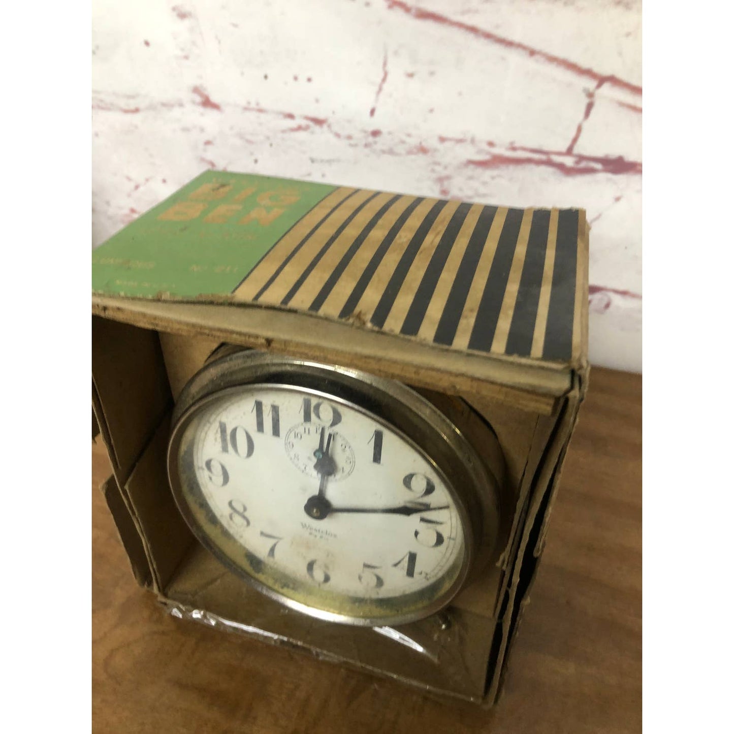 Vintage 211 Luminous Westclox USA Big Ben Alarm Clock La Salle IL Untested TH4