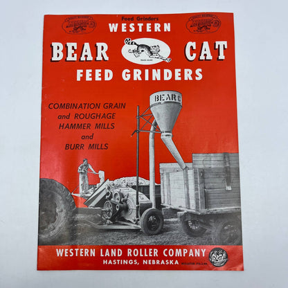 1960 Western BearCat Feed Feed Grinders Advertising Booklet Hammer Burr Mills TH7