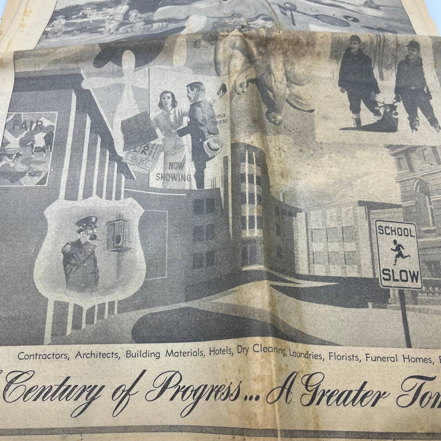 1953 June 19 OSHKOSH DAILY NORTHWESTERN Newspaper Centennial Edition No. 3 TI6-3