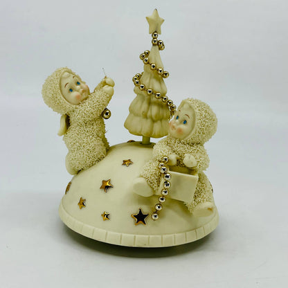 Snowbabies Dept 56 "Decorating the Tree" Music Box Collection TD3