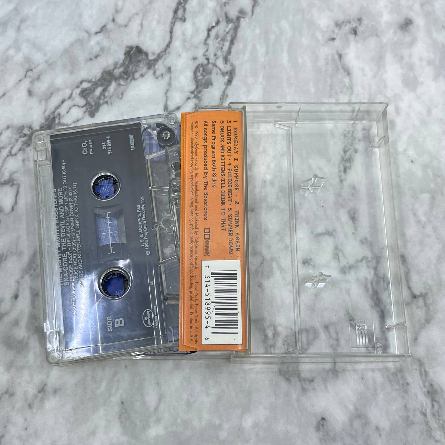 The Mighty Mighty Bosstones : Ska Core, The Devil and More Cassette Tape TC7-49