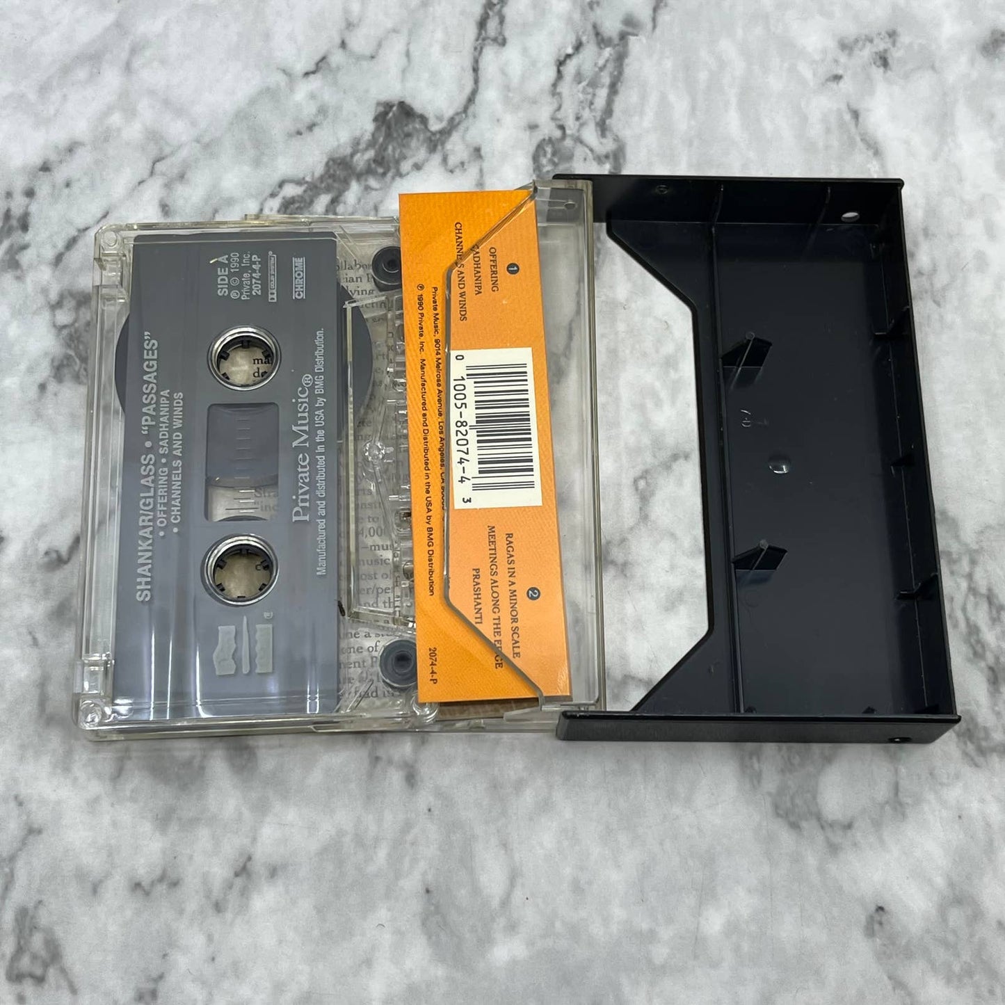 Passages by Philip Glass/Ravi Shankar Cassette Tape TI1-41