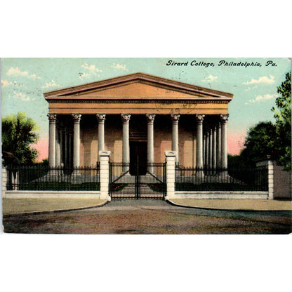 1910 Postcard Girard College - Philadelphia PA TD9-P1