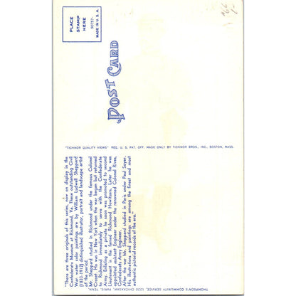 The Artilleryman Painting by W.L. Sheppard Original Postcard TK1-P13