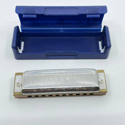 M. Hohner - Blues Harp of Key of C - Harmonica & Case  Made in Germany SD3