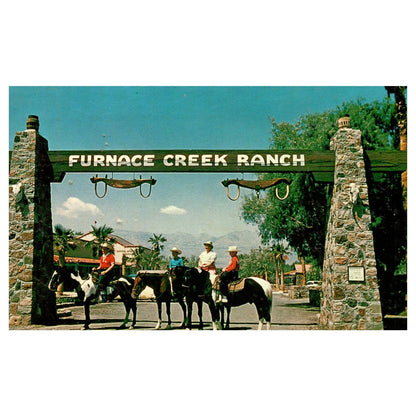 Vintage Postcard - Furnace Creek Ranch Death Valley California AD9