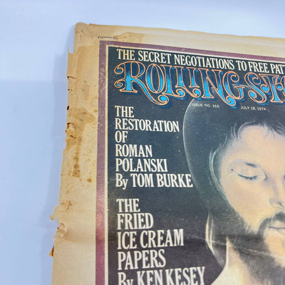 Rolling Stone Magazine 165 Eric Clapton Polanski Patty Hearst July 18 1974 TF8