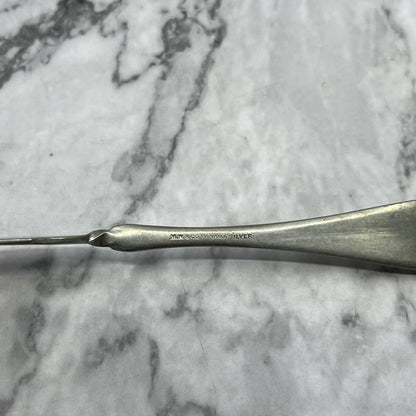 Antique MW & Co. Panama Silver Butter Knife SE6-11