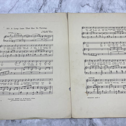 It's A Long Lane That Has No Turning Around The World 1911 Sheet Music Klein V41-1