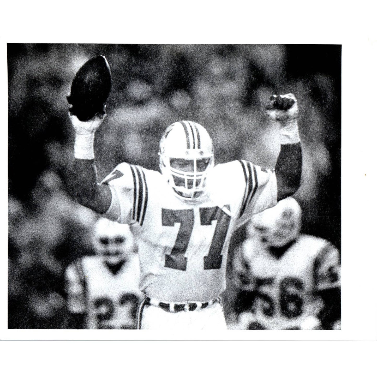 1988 Original Press Photo Football NFL Pats vs. Jets Kenneth Simms 8x10" TK2-FP