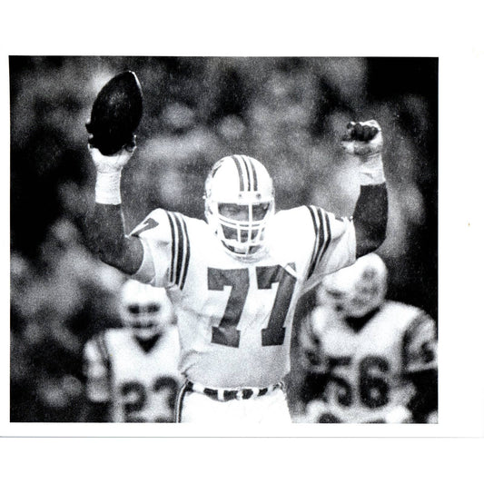 1988 Original Press Photo Football NFL Pats vs. Jets Kenneth Simms 8x10" TK2-FP