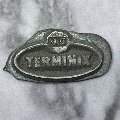 Vintage Printing Letterpress Printers Block Plate Bruce Terminix SE831