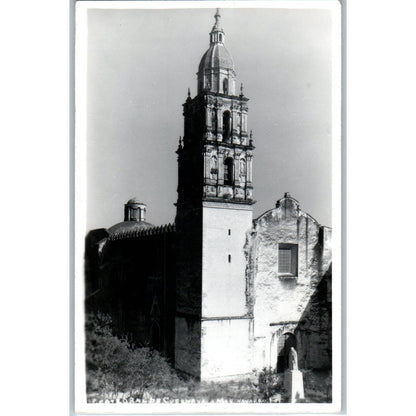 Catedral de Cuernavaca México - Original RPPC Postcard TJ7-MP