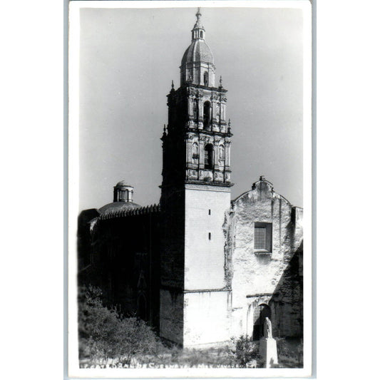 Catedral de Cuernavaca México - Original RPPC Postcard TJ7-MP