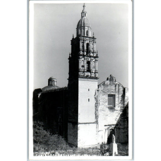 Catedral de Cuernavaca México - Original RPPC Postcard P3-8