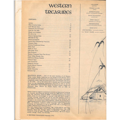 Western Treasures Magazine - Treasure Hunting Metal Detecting Feb 1972 M3