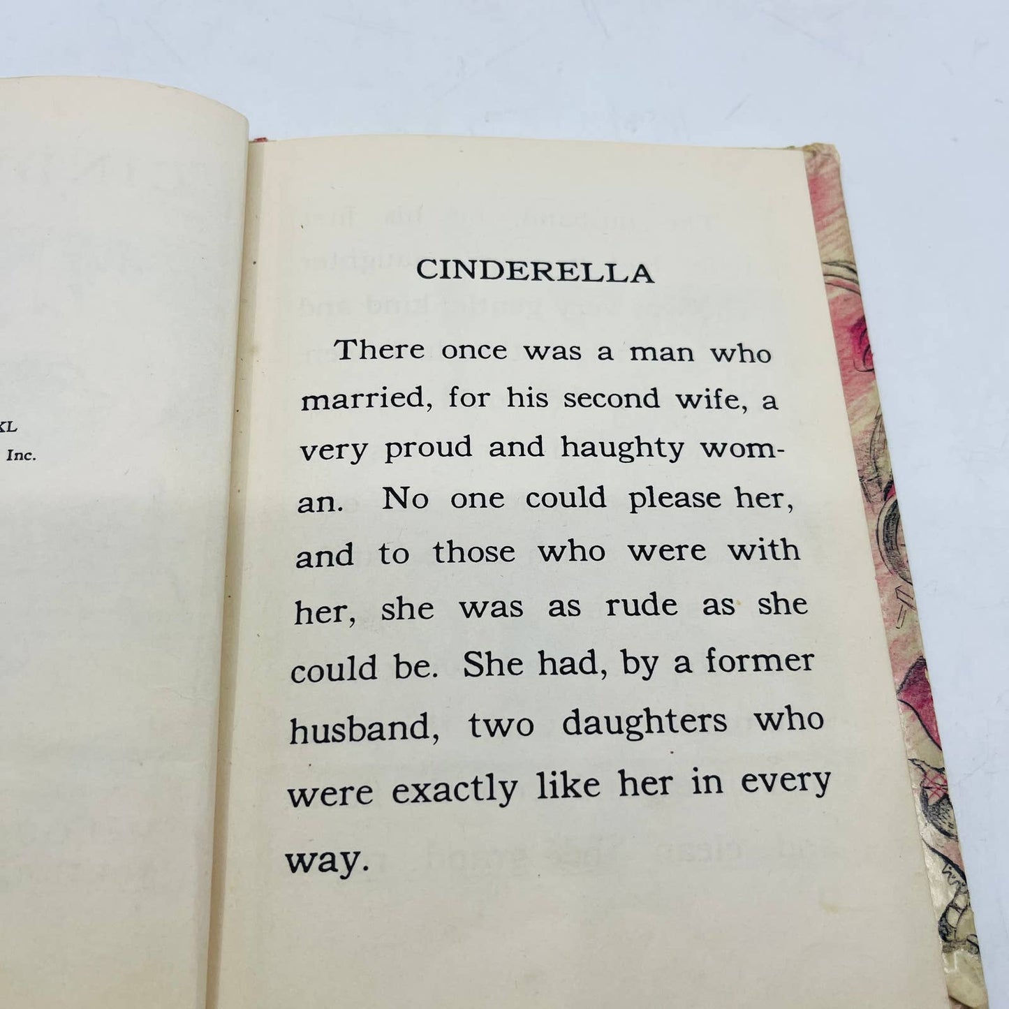 1940 CINDERELLA The Little Color Classics Hardcover Illustrated BA4