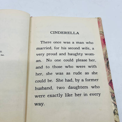 1940 CINDERELLA The Little Color Classics Hardcover Illustrated BA4