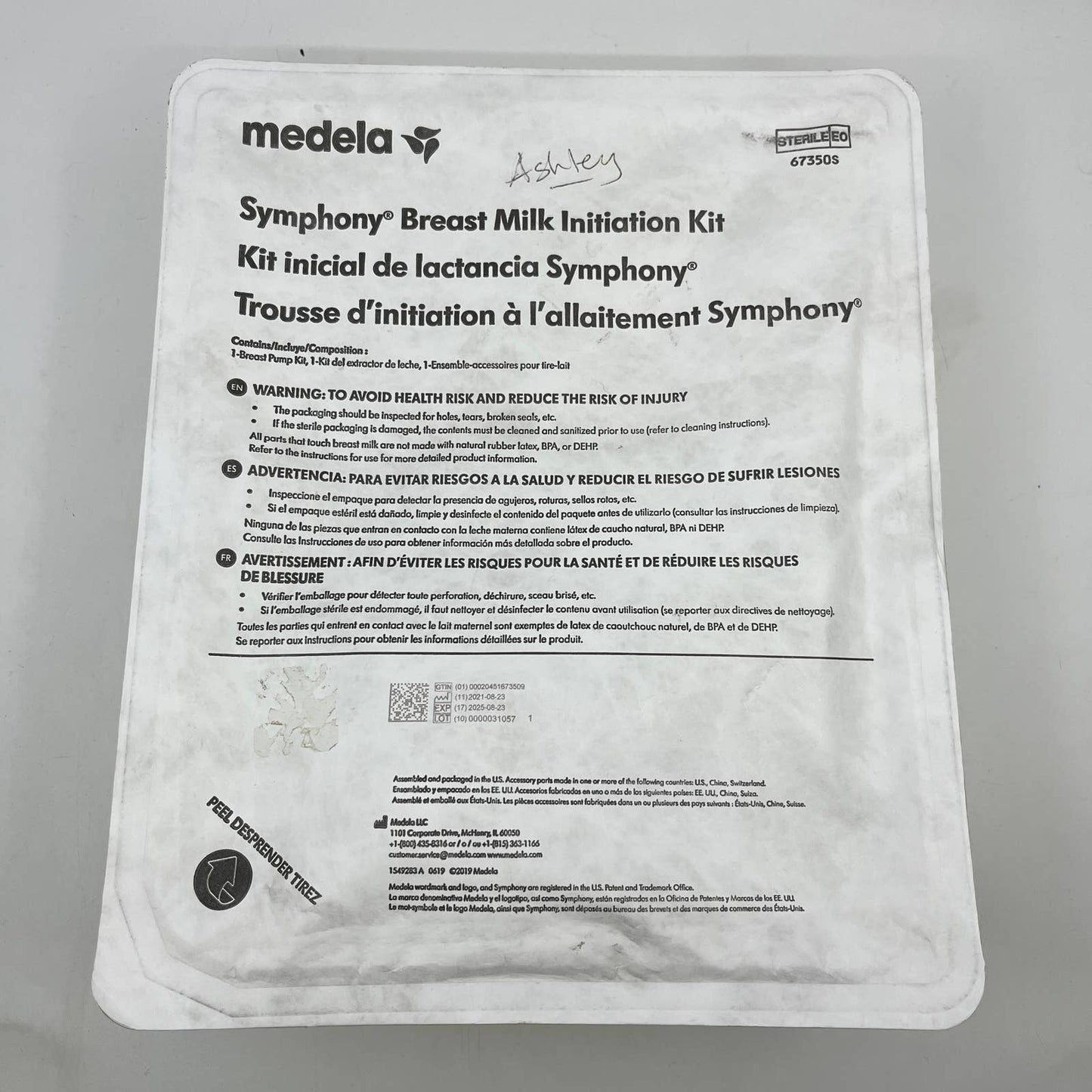 Medela Symphony Breast Pump Milk Initiation Kit  #67350S - Factory Sealed TI4