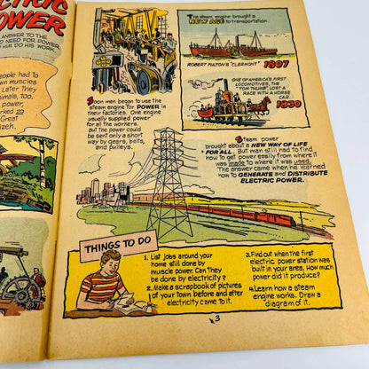 ELECTRIC POWER 1952 RARE WESTINGHOUSE GIVEAWAY PROMO PROMOTIONAL COMIC C5