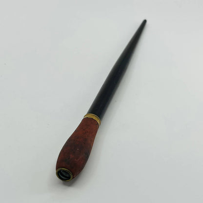VTG Fountain Dip Pen Wood American Pencil Co. 377 Pneumatic Rubber Grip SB3