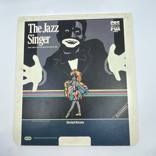 Al Jolson The Jazz Singer CBS FOX - CED VideoDisc TG2