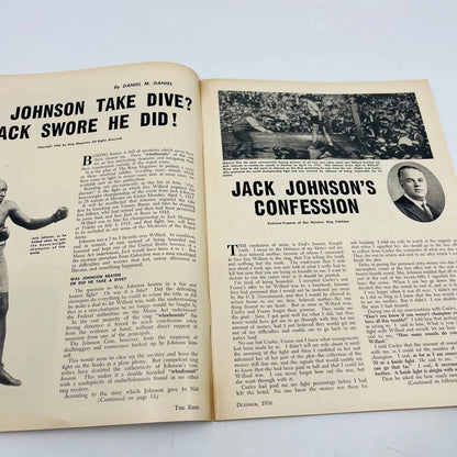 1956 Oct - The Ring Boxing Magazine Patterson vs. Moore  TA5