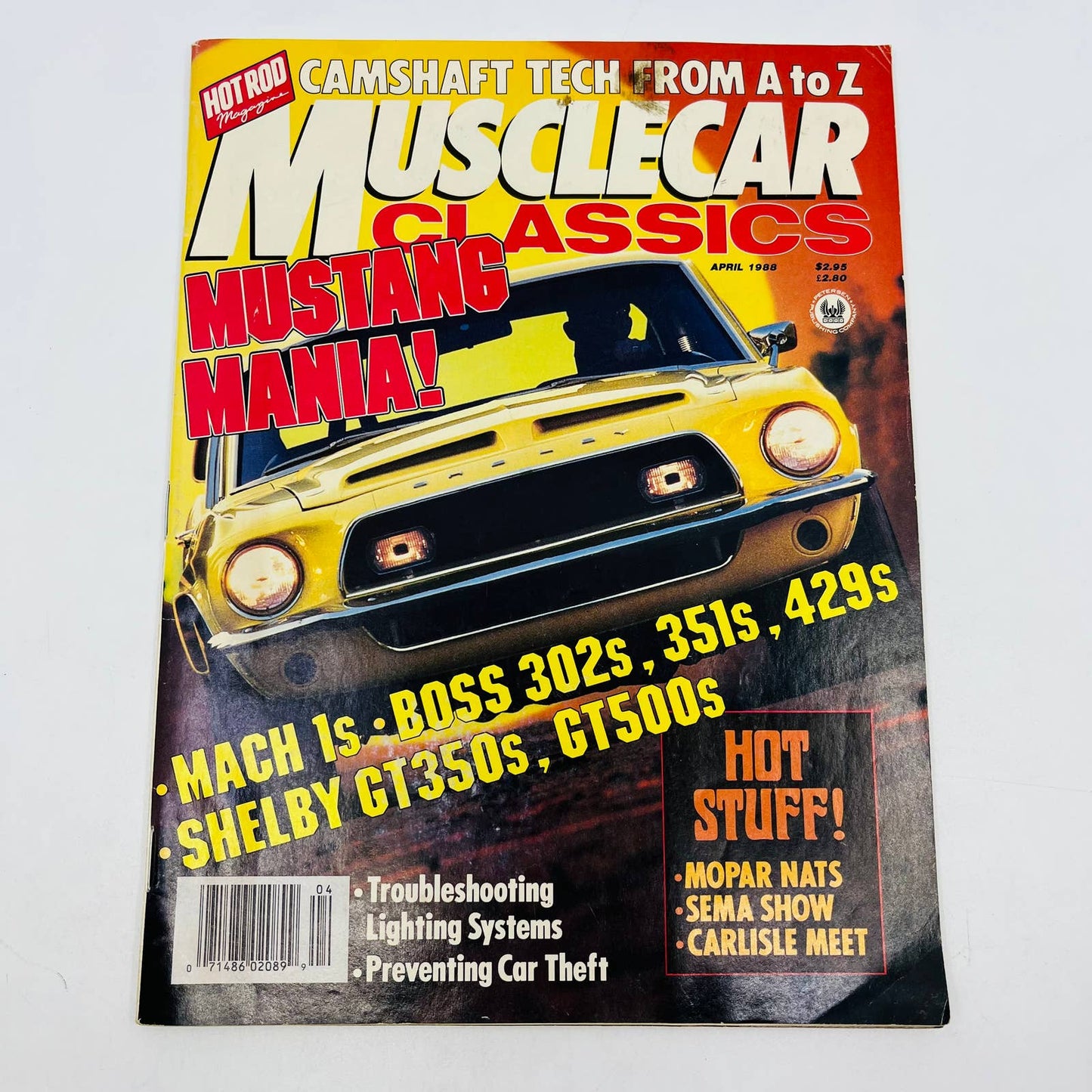 Hot Rod Magazine Muscle Car Classics April 1988 Mustang Mania BA1