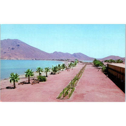 Hotel Miramar Guaymas Sonora Mexico Beach View - Original Postcard TJ7-RP3