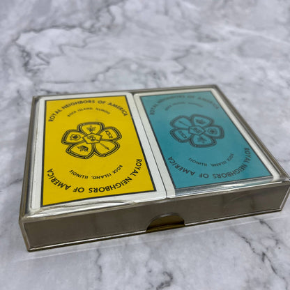 Vintage Royal Neighbors of America Playing Cards COMPLETE Rock Island IL TB5