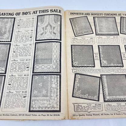 RARE Sears 1914 Bargain Supplement Catalog Sears Roebuck  Coverless TF7