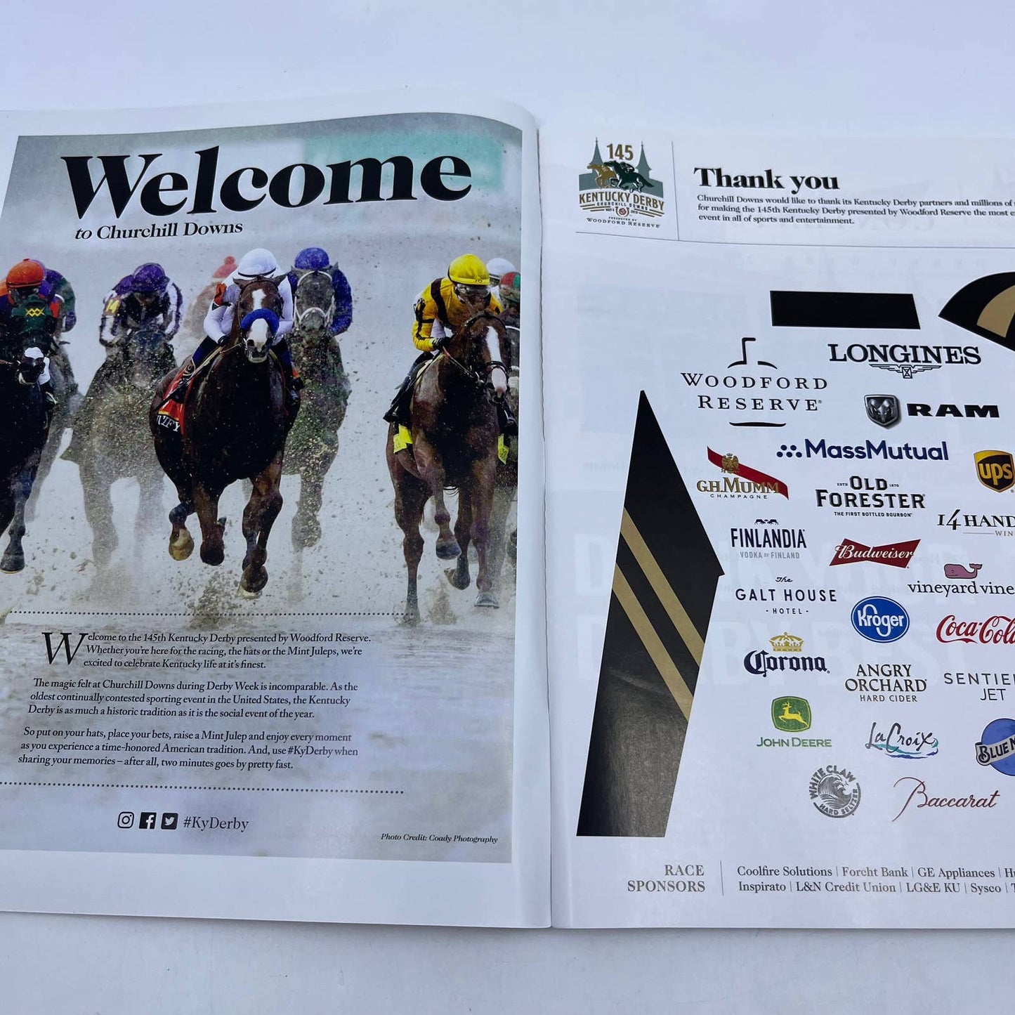 Kentucky Derby Official Program 145th Saturday May 4, 2019 Churchill Downs TH7