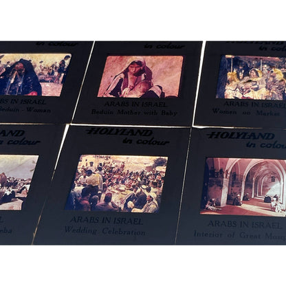 1960s Israel Holy Land in Color Arabs in Israel Set of 6 2x2 Slides TK2-S2-5