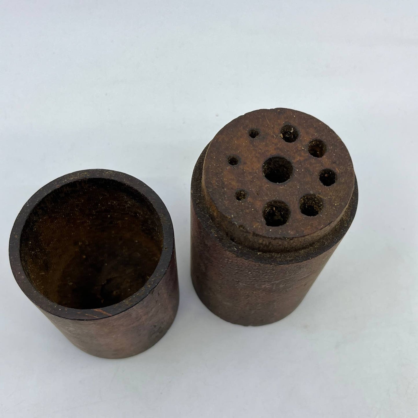 Vintage Shop Made Solid Wood Drill Bit Holder 7" TH7