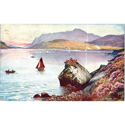 The Emerald Isle Leenane 1911 Raphael Tuck Oilette Original Postcard TK1-P17