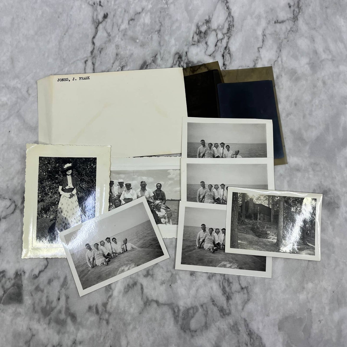 1930s Collection of Photos & Negatives Frank J. Jones Country Home Trip TJ9-PG5