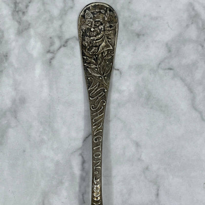 Antique W.F. Rogers A1 Silver Plate George Washington President Spoon SE7