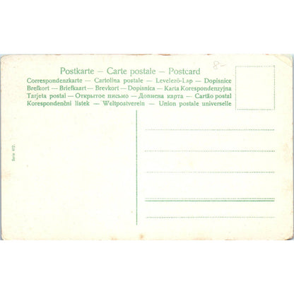 Victorian Tennis Match Original Postcard TK1-23-1