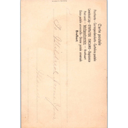 An Angel Comes to You German c1910 Original Postcard TK1-22