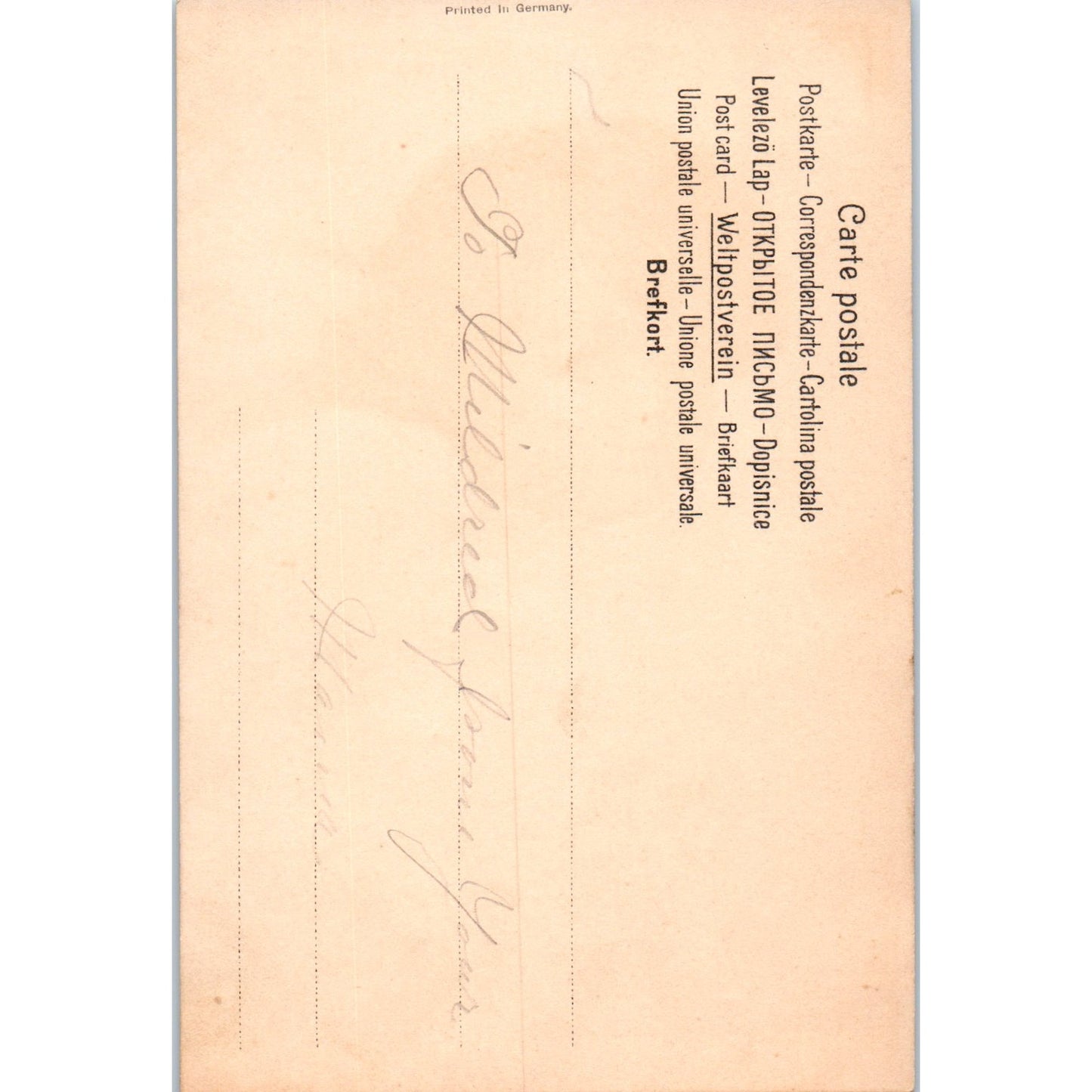 An Angel Comes to You German c1910 Original Postcard P1-14