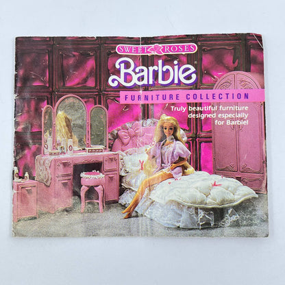 1987 Barbie Sweet Roses Furniture Collection Catalog Booklet AB2