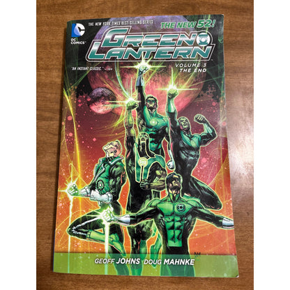 Green Lantern Vol. 3: the End New 52 Johns 2014 Trade Paperback DC Comics TG7
