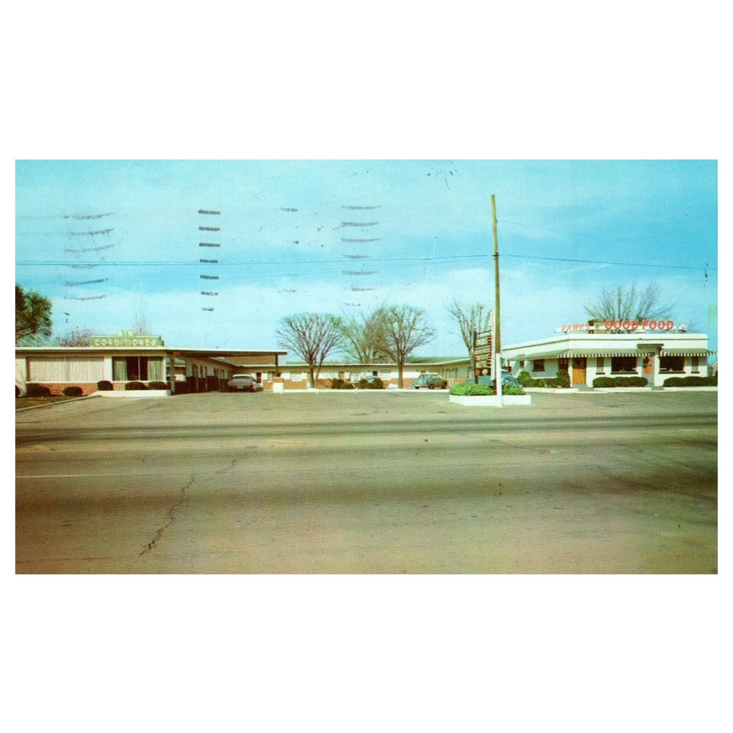 Vintage Postcard - Park's Good Food and Motel Louisville Kentucky AD9