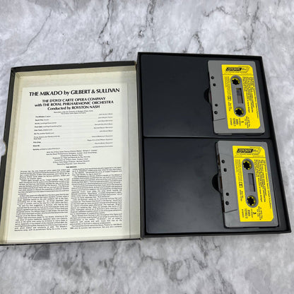 Decca The Mikado Without Dialogue By Gilbert & Sullivan Cassette Set 1973 TH5