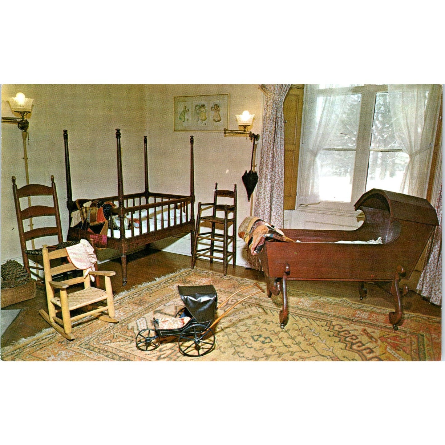 Henry Clay Jr. Nursery Sheraton Child's Bed Original Postcard PB7