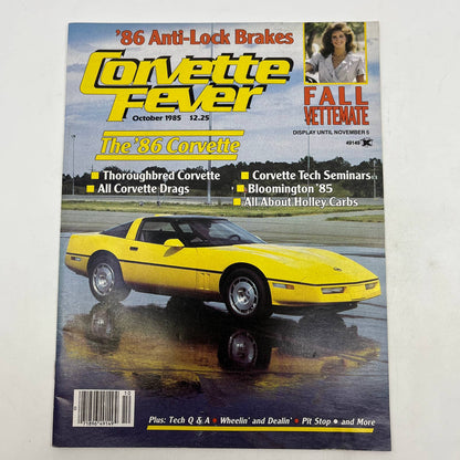 1985 Sept/Oct Corvette Fever Magazine Vette Improvement Program TG1