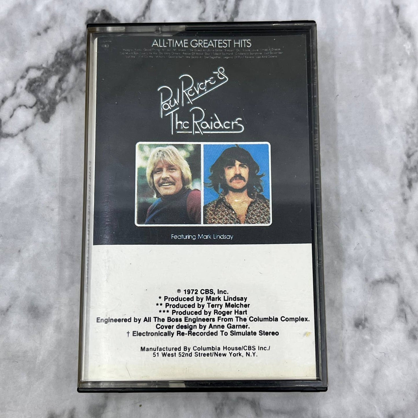 Paul Revere & the Raiders - All-Time Greatest Hits Cassette Tape TC7-49