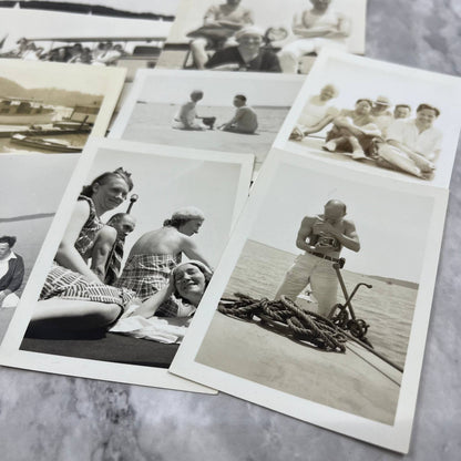1930s Collection of Photos & Negatives Boating Trip in Virginia TJ9-PG5