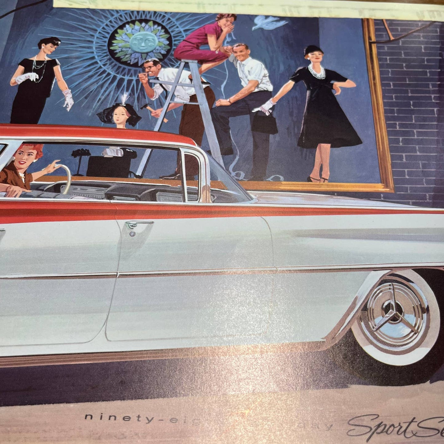 1959 Oldsmobile Full Color Deluxe Sales Brochure Ninety-Eight Super 88 Fiesta B4